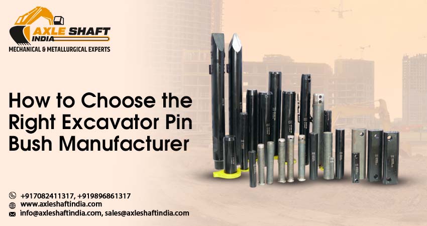 Excavator Pin Bush Manufacturer