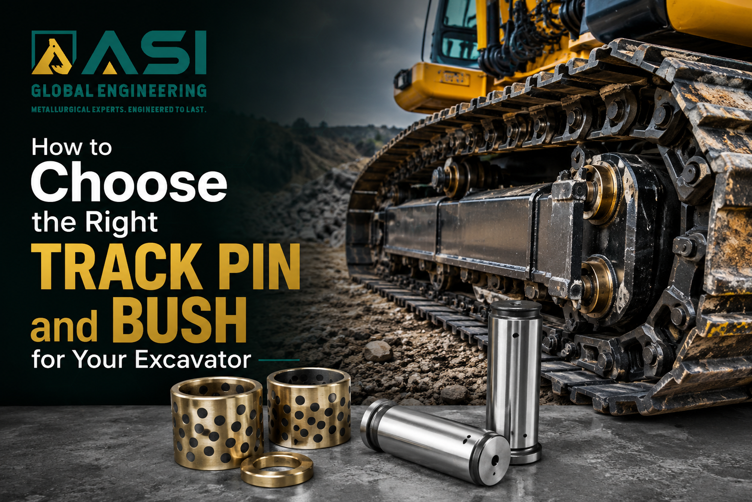 Track Pin and Bush for Your Excavator